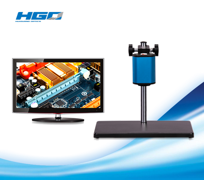 Large field video microscope Large field video microscope